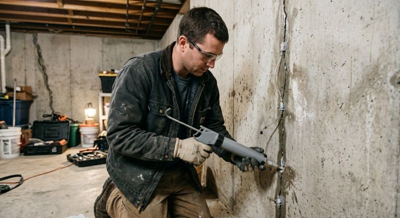 Basement Crack Repair in Mount Vernon, WA