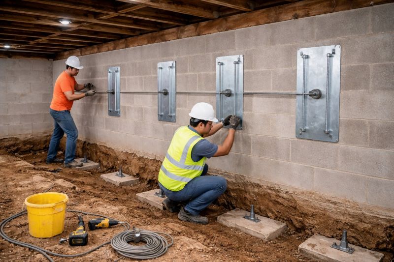Basement Stabilization in Mount Vernon, WA