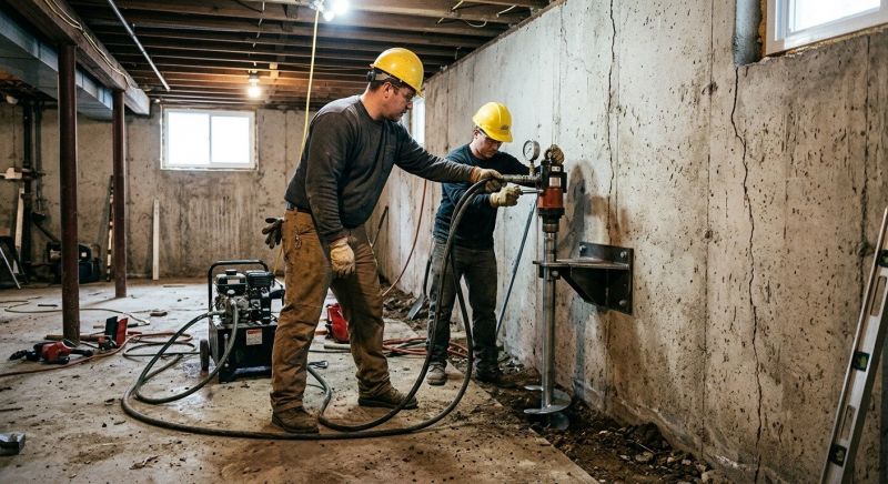 Basement Stabilization in Mount Vernon, WA