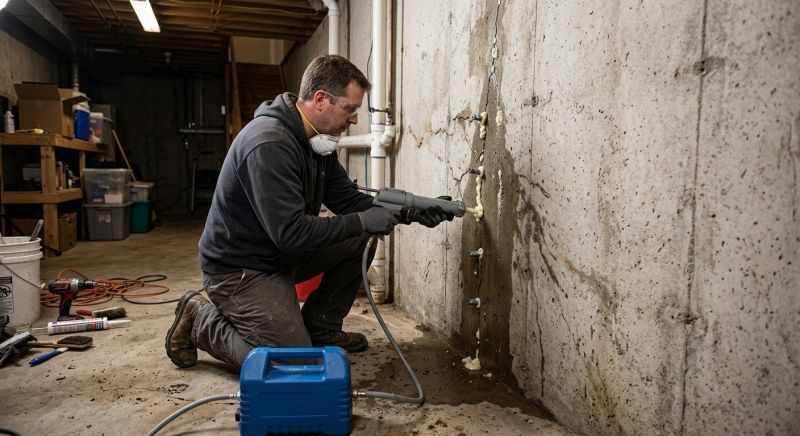 Cracked Foundation Repair in Burlington, WA