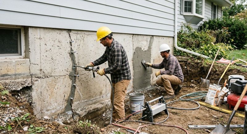 Cracked Foundation Repair in Oak Harbor, WA