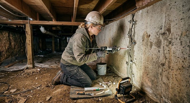 Crawlspace Foundation Repair in Coupeville, WA