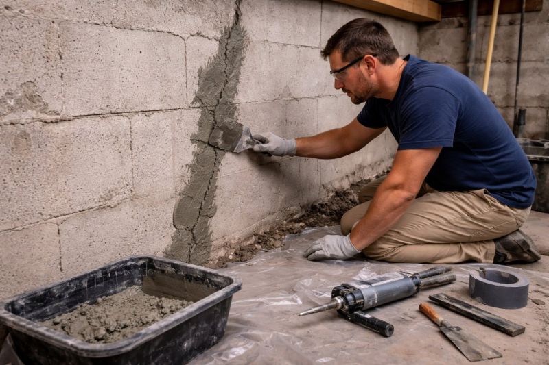 Foundation Crack Repair in Arlington, WA