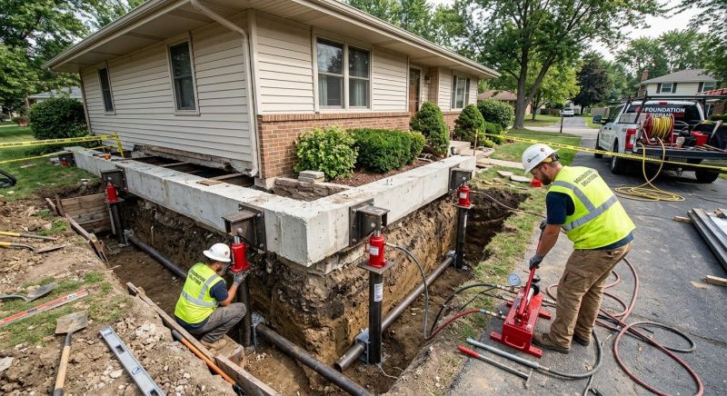 Foundation Jacking in Burlington, WA