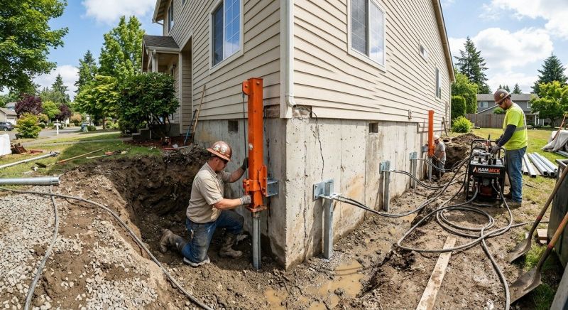 Foundation Pier Repair in Mount Vernon, WA
