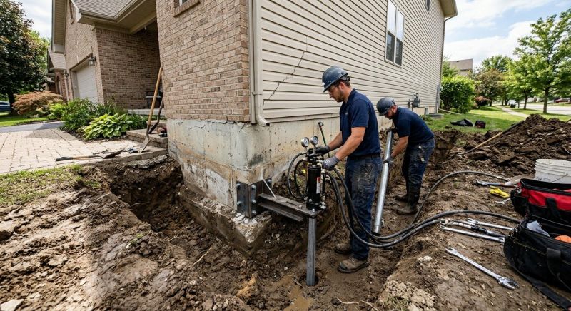 Foundation Settlement Repair in Mount Vernon, WA