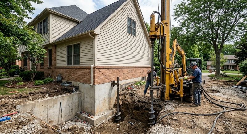Helical Piers Installation in Mount Vernon, WA