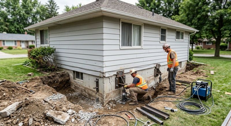 House Foundation Repair in Island County, WA