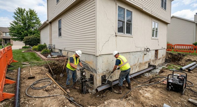 Sinking Foundation Repair in Anacortes, WA